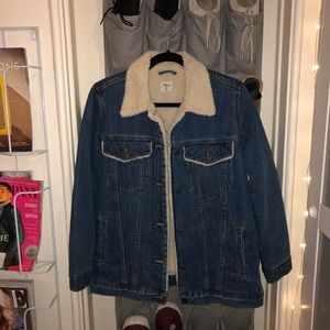 Gap Denim Sherpa jacket